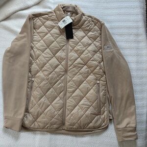 Adidas Tan Quilted Jacket